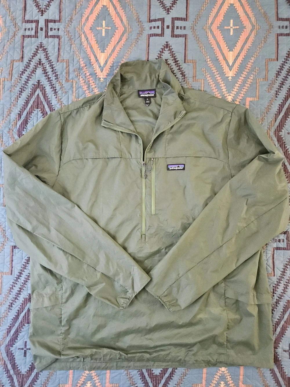 Patagonia Houdini Stash Half-Zip Windbreaker Pullover